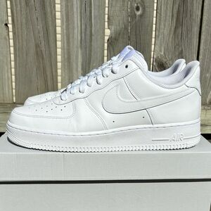 Men’s Nike Air Force 1s Size 11 All White Basketball Sneaker